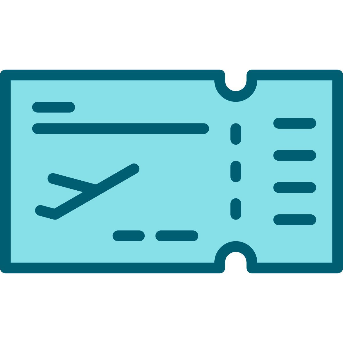 boarding pass icon