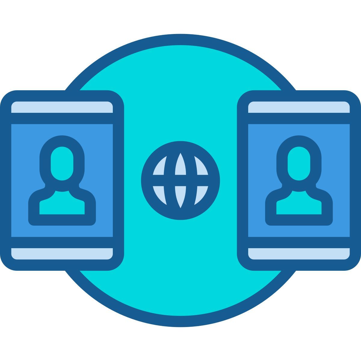 conexión global icon