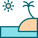 external Beach-holiday-filled-outline-berkahicon icon