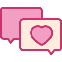 external Chat-love-filled-outline-berkahicon icon