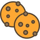 external Cookies-fall-filled-outline-berkahicon icon