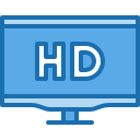 external HD-TV-apartment-filled-outline-berkahicon icon