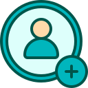 external Invite-online-meeting-filled-outline-berkahicon icon
