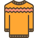 external Jacket-fall-filled-outline-berkahicon icon