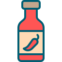 external Ketchup-grocery-filled-outline-berkahicon icon