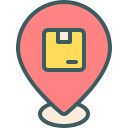 external Location-delivery-truck-filled-outline-berkahicon icon