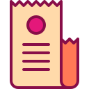 external Receipt-food-and-beverage-filled-outline-berkahicon icon