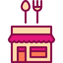 external Restaurant-food-and-beverage-filled-outline-berkahicon icon