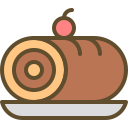 external Roll-bakery-filled-outline-berkahicon icon