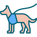 external Seeing-Eye-Dog-disability-filled-outline-berkahicon icon