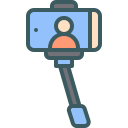 external Selfie-free-time-filled-outline-berkahicon icon