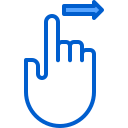 external Slide-hand-gestures-on-ipad-filled-outline-berkahicon icon