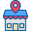 external Store-location-filled-outline-berkahicon icon