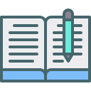external Take-Notes-online-learning-filled-outline-berkahicon icon