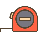 external Tape-Measure-carpenter-tools-filled-outline-berkahicon icon