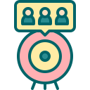 external Target-Audience-marketing-strategy-filled-outline-berkahicon icon
