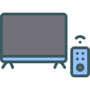 external Watch-TV-free-time-filled-outline-berkahicon icon