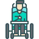 external Wheelchair-disabled-people-activities-filled-outline-berkahicon-3 icon