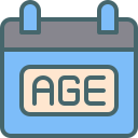 external age-survey-filled-outline-berkahicon icon