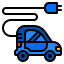 external car-ecology-filled-outline-chattapat- icon