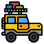 external car-holiday-filled-outline-chattapat- icon