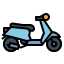 external motorcycle-motorcycle-filled-outline-chattapat--2 icon