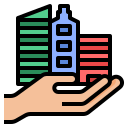 external building-insurance-filled-outline-chattapat- icon