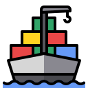 external cargo-logistic-filled-outline-chattapat- icon