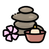 external Spa-relax-and-Candle-travel-and-vacation-filled-outline-deni-mao icon