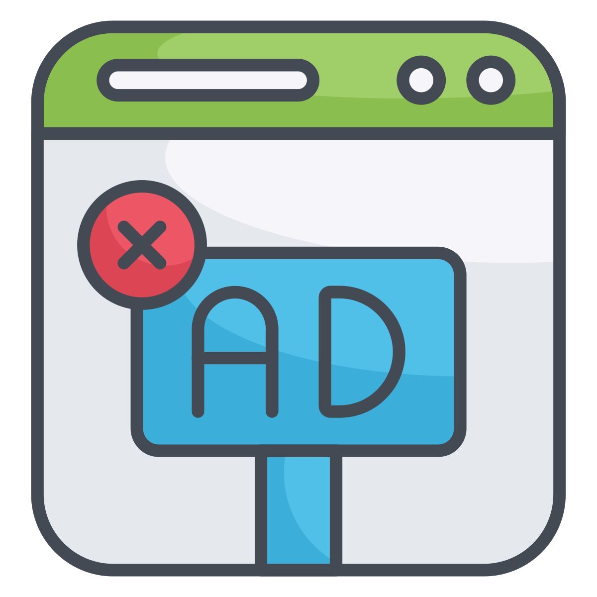 prohibición de publicidad icon