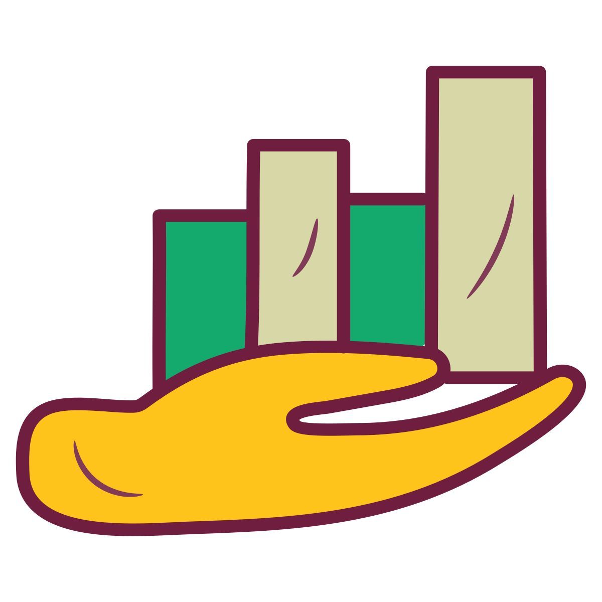 analytics care icon