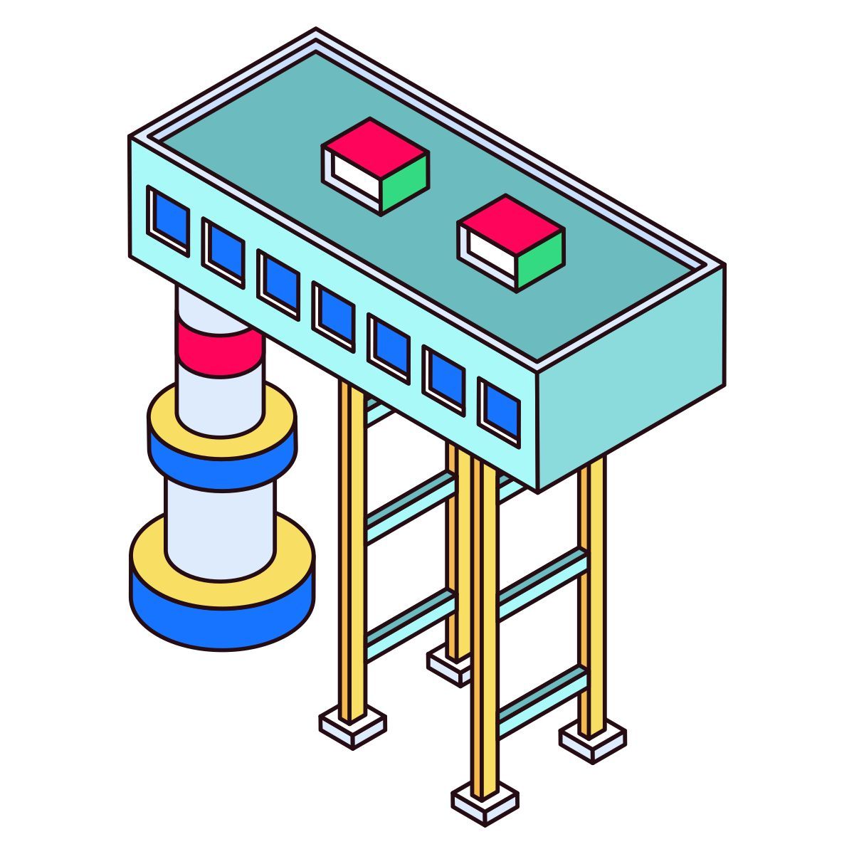 auto flow gas icon
