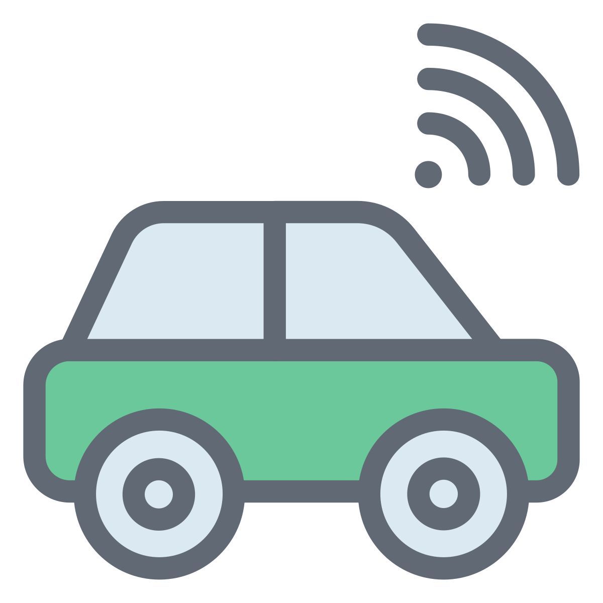 autonomous car icon