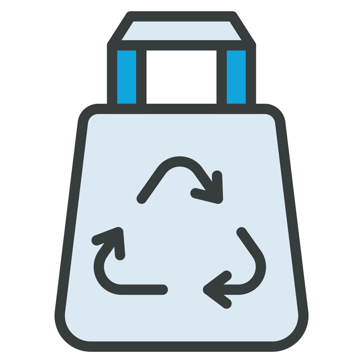 bag recycling icon