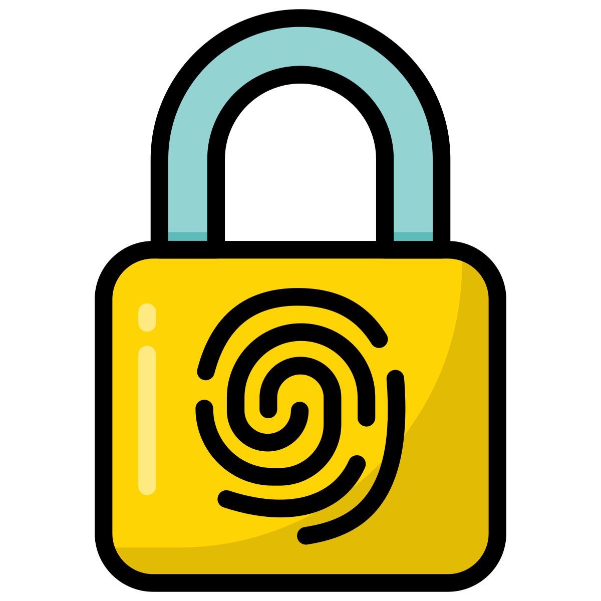 biometric lock icon