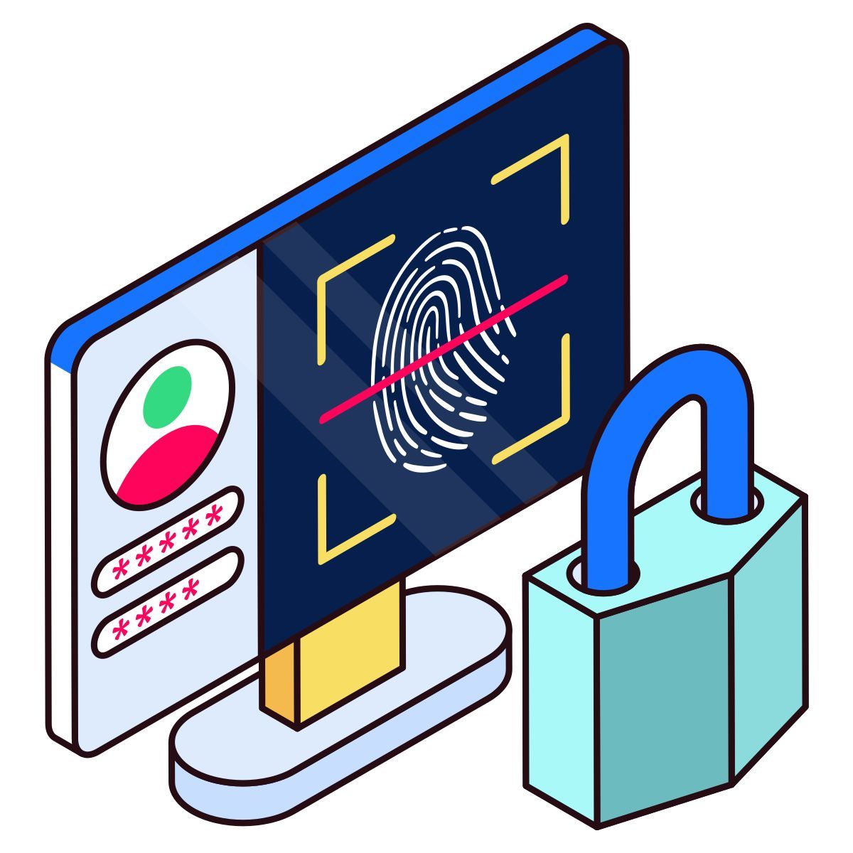 biometric security icon