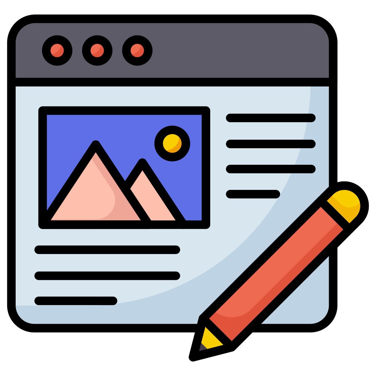 blog writing icon