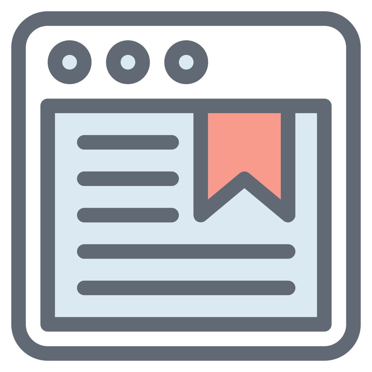 bookmarking icon