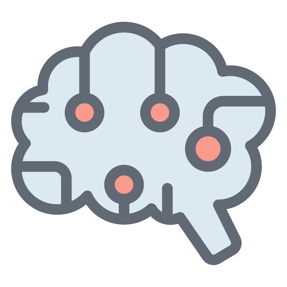 brain simulation icon