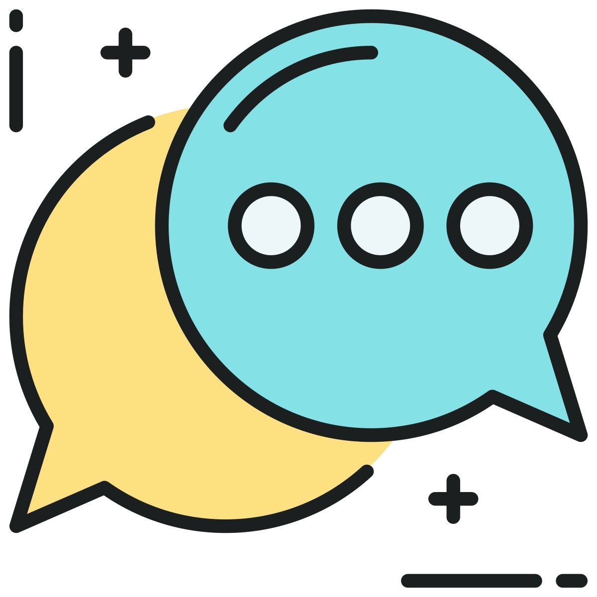 점과 연설 거품 icon