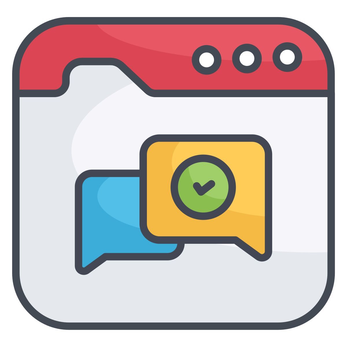 chat in web icon