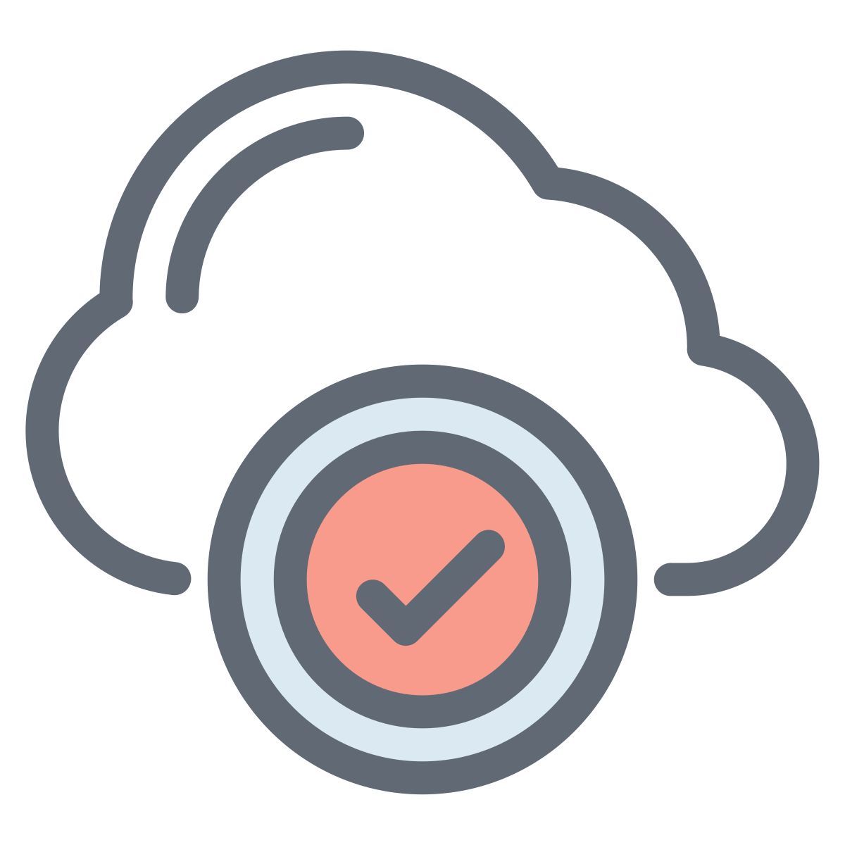 cloud acceptance icon