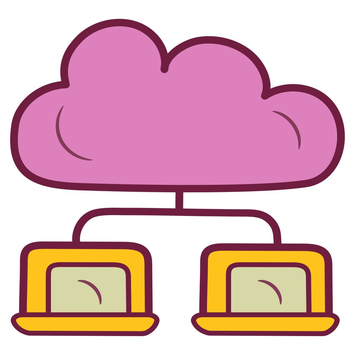 cloud data icon