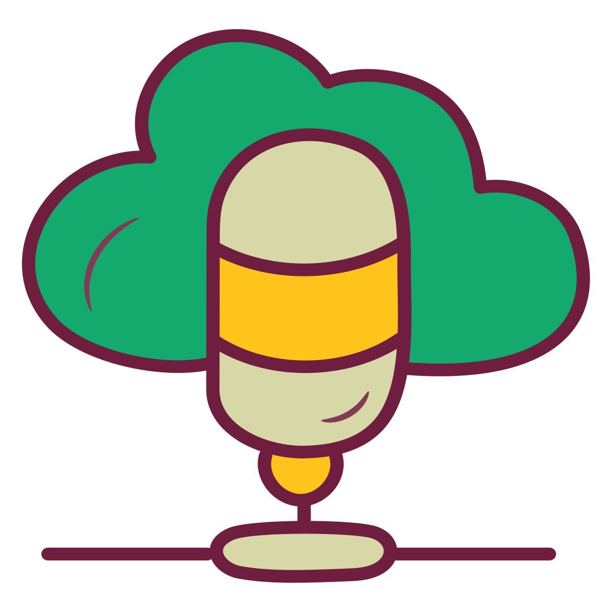 cercle de conception de contour rempli de données d'hébergement cloud externe icon