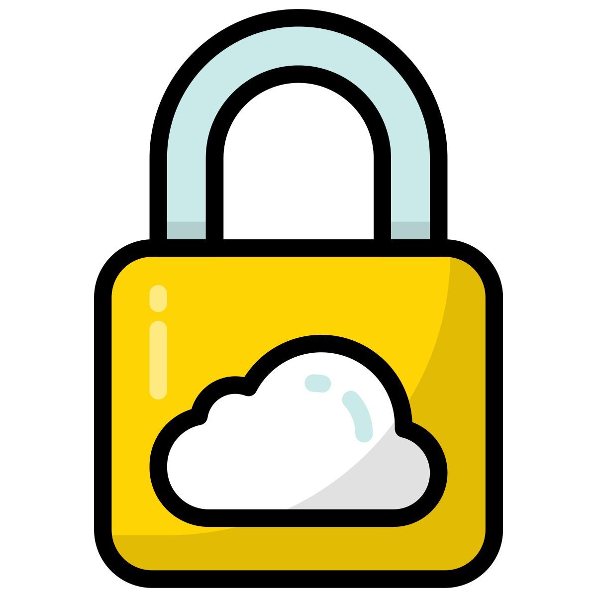 cloud lock icon
