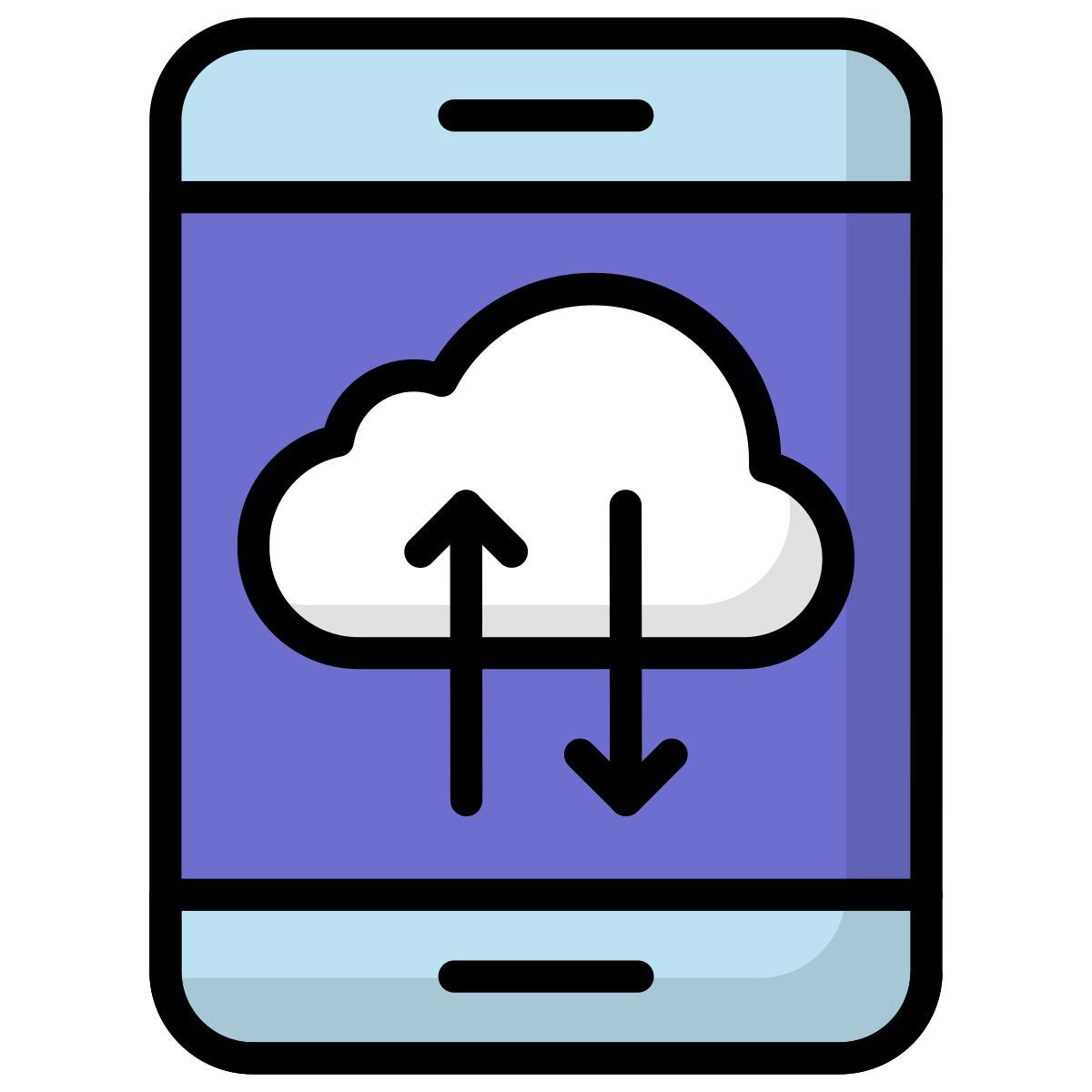 teléfono en la nube icon