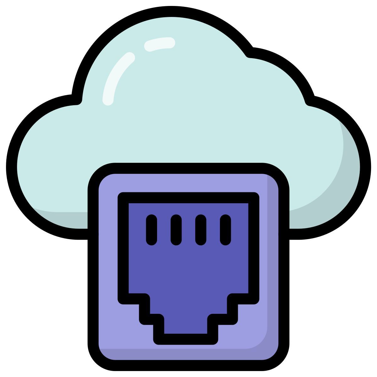cloud port icon
