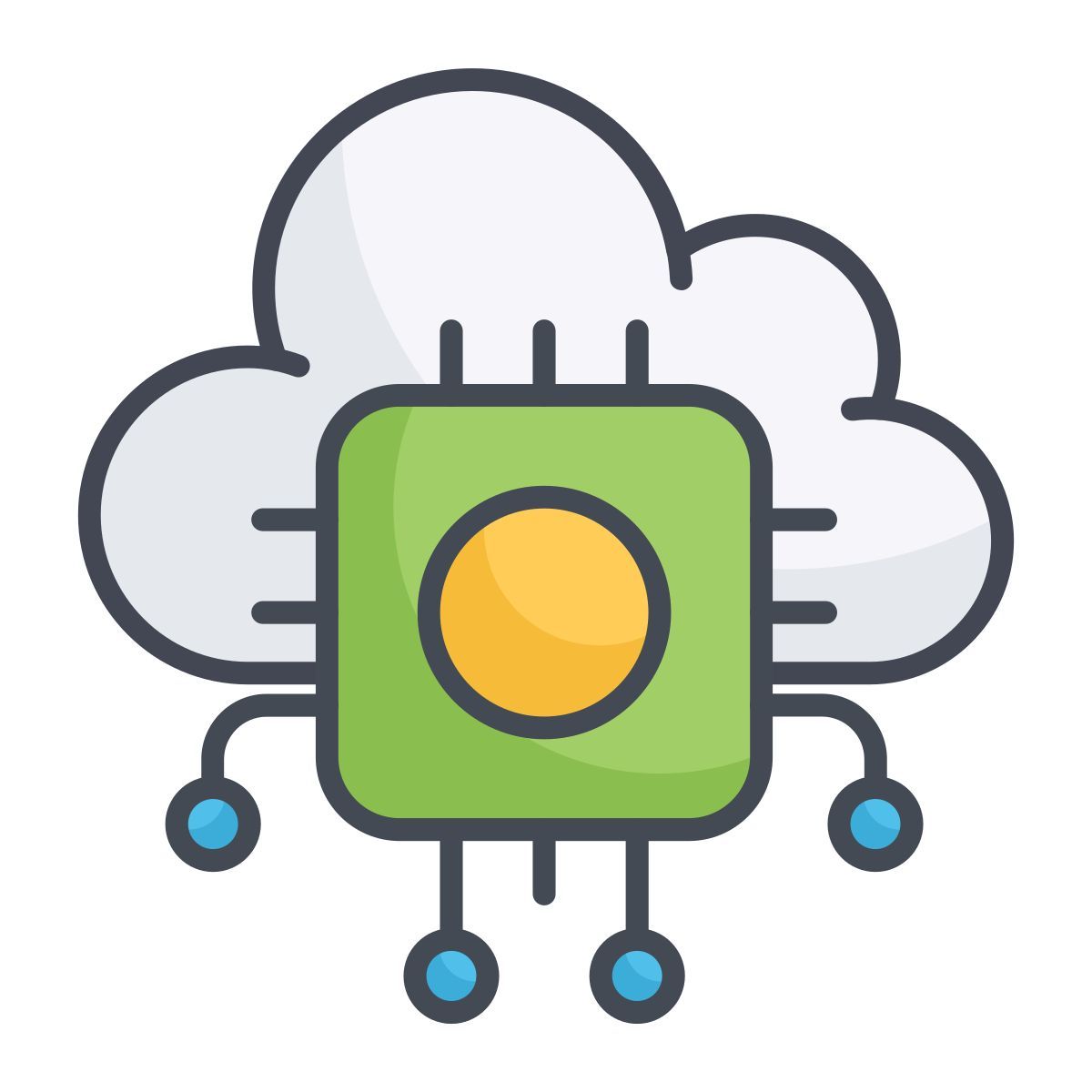 traitement en nuage icon