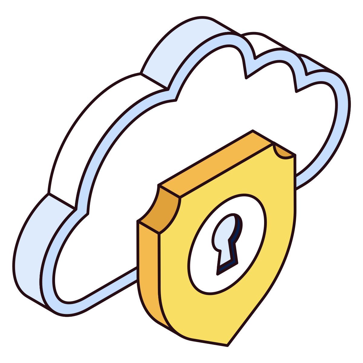 cloud protection icon