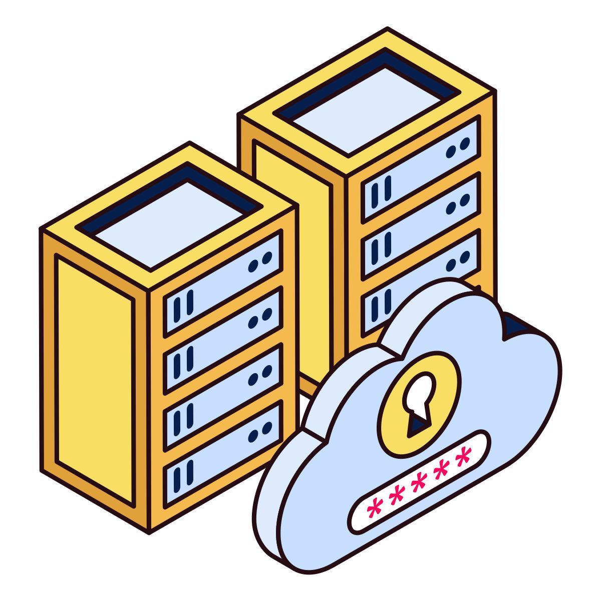 cloud security icon